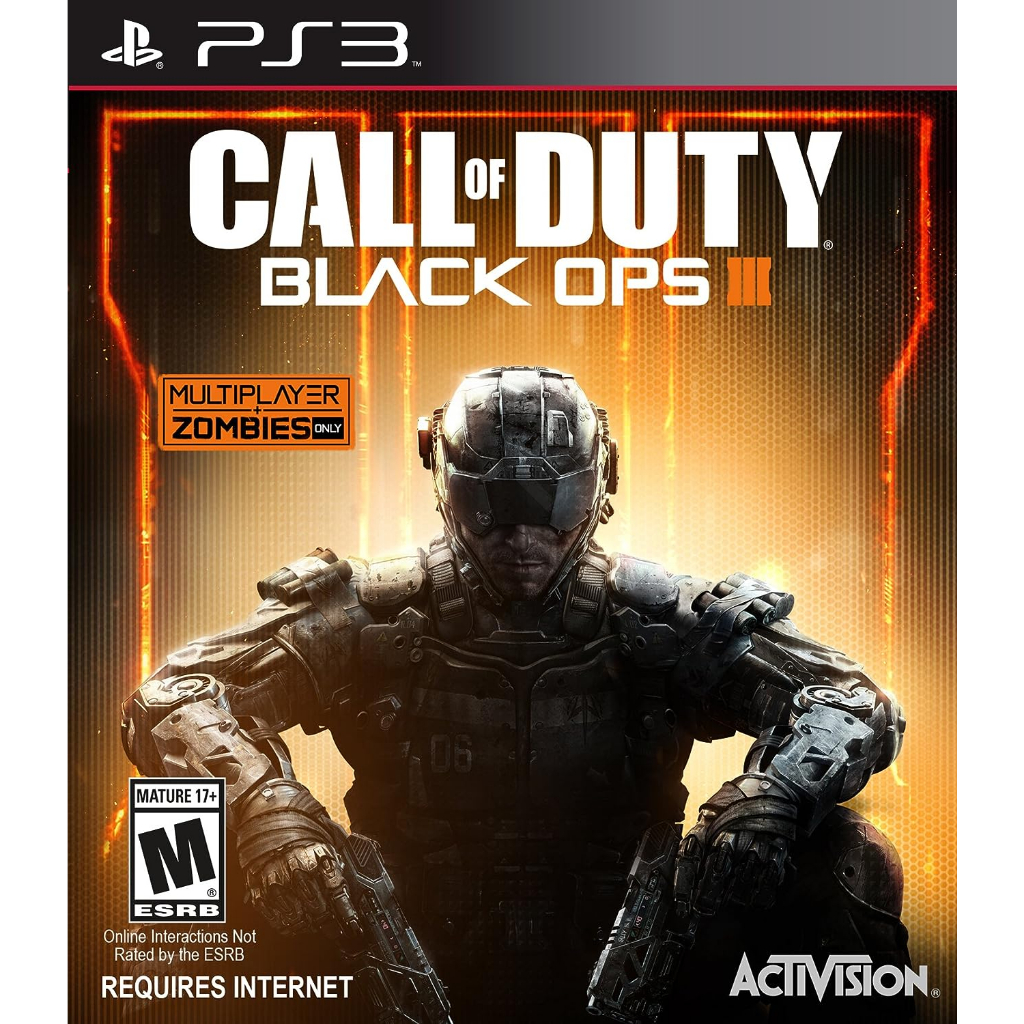 CALL OF DUTY BLACK OPS 3 - SOMENTE  ONLINE - PS3- MIDIA FÍSICA ORIGINAL