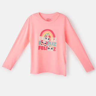 Camiseta Infantil Manga Longa Algodão Multibichos - Puket