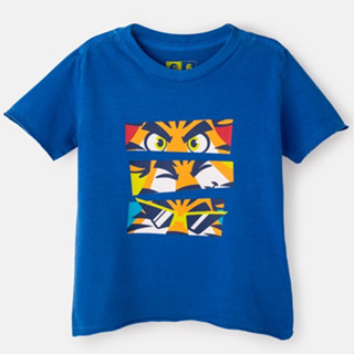 Camiseta Infantil Manga Curta Algodão Tigre Roar - Puket