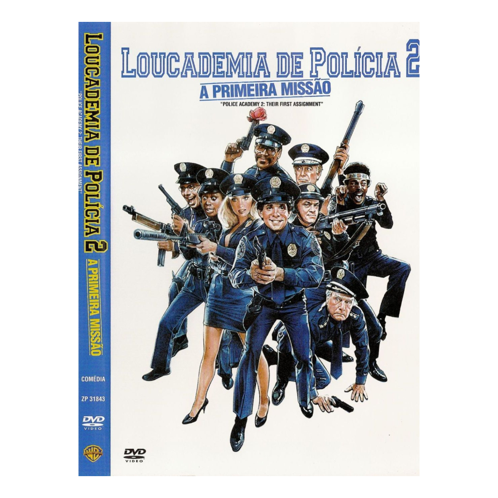 Dvd Filme: Loucademia De Polícia 2 - Primeira Missão (1985) Dublado e Legendado