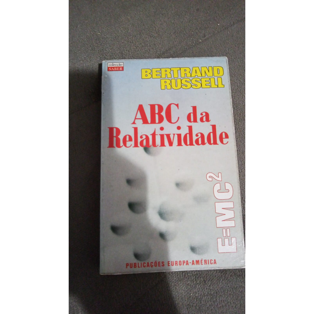 Livro Abc da Relatividade Bertrand Russell