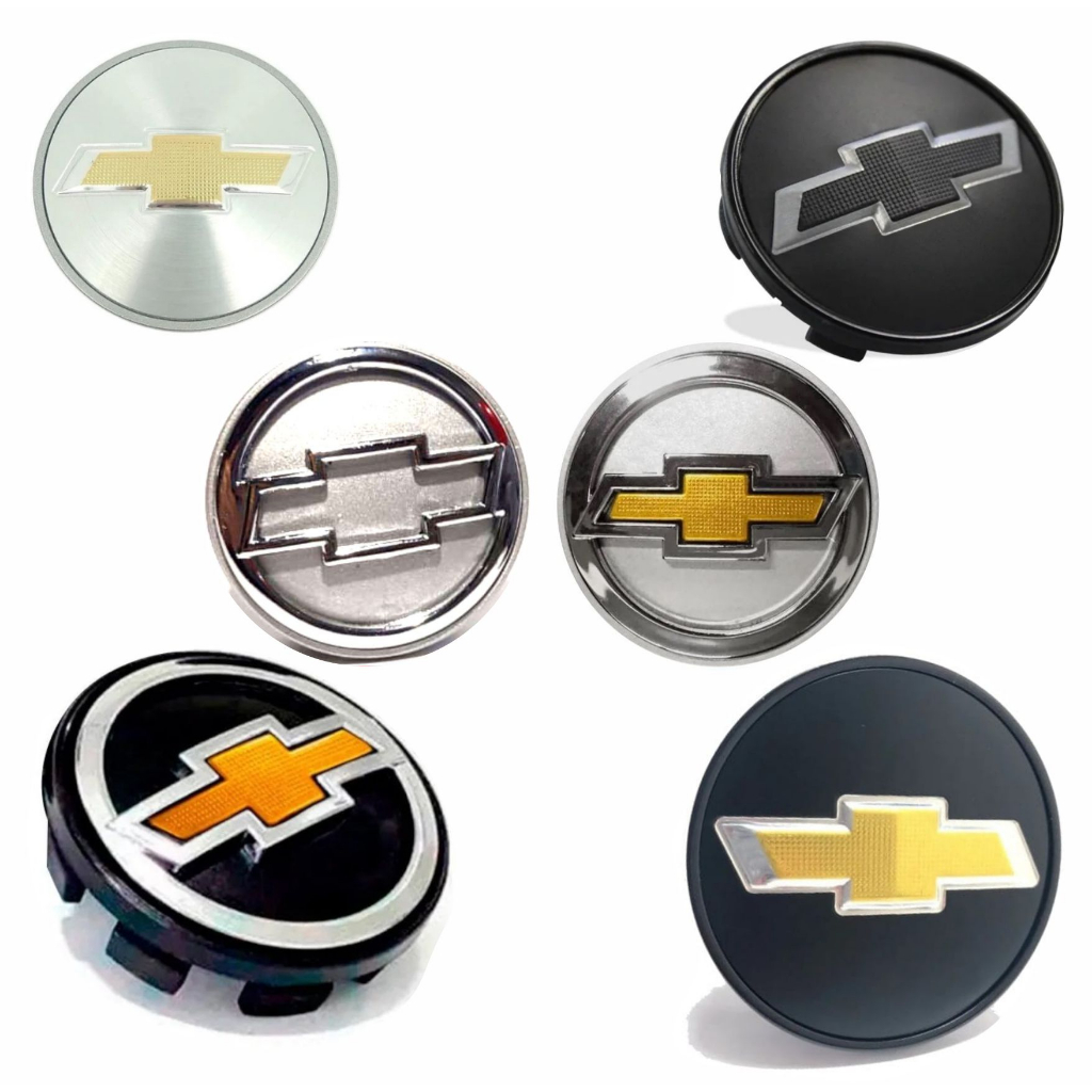 Calota Calotinha Miolo Centro GM Onix Prisma Cobalt Spin Cruze Cobalt p/ Roda com 51mm,55mm,59mm em Oferta na Shopee