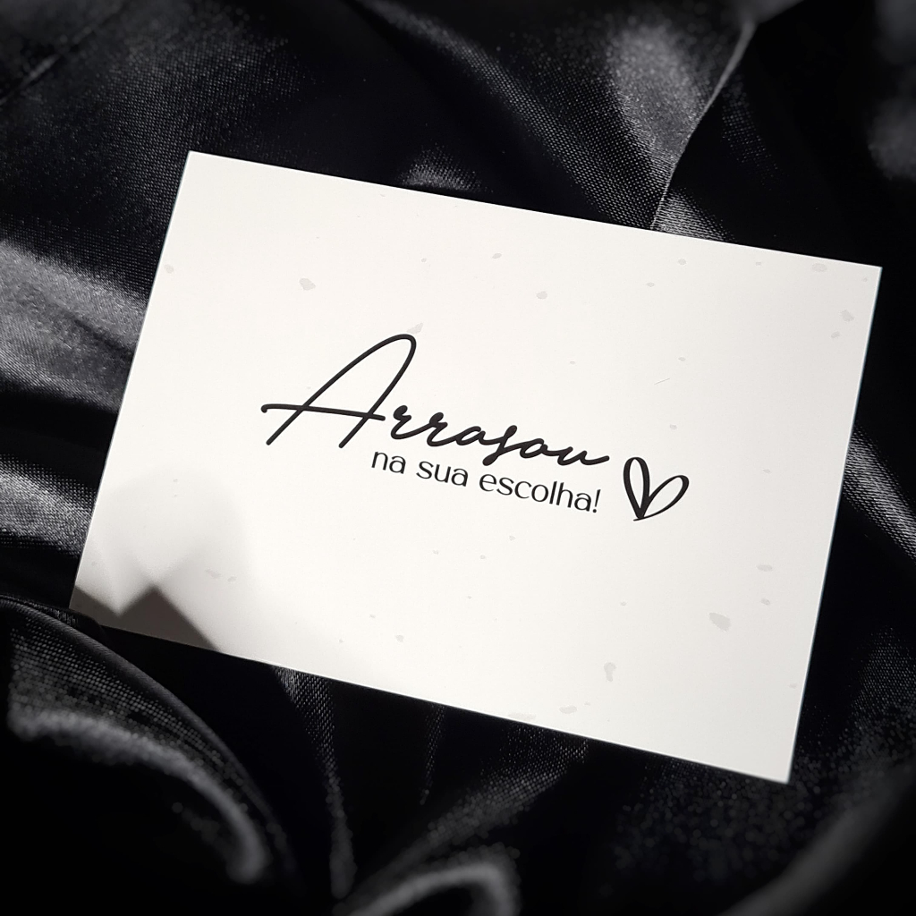 Cartão de agradecimento ao cliente - Obrigada pela compra em Oferta na Shopee