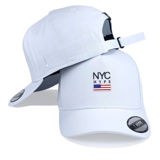 Boné NYC Trucker Hype Aba Curva New York City USA Bandeira EUA NY Original Strapback Fitão