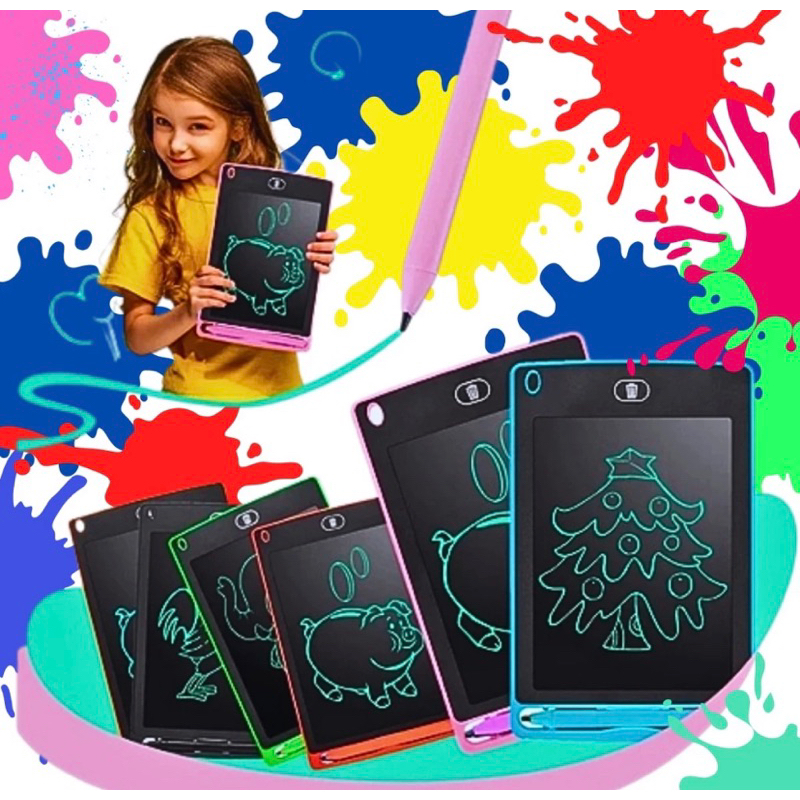 Lousa magica infantil tablet lcd - Kit com 25 unid. 8,5 polegadas monocromática Promo