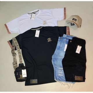 CONJUNTO MASCULINO GUCI (BERMUDA E CAMISA)
