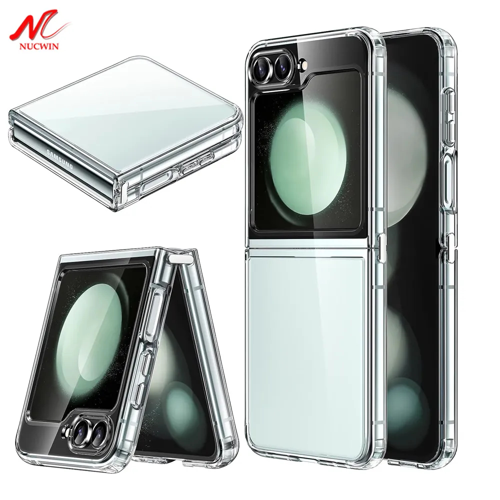 Capa capinha transparente anti-impacto para o novo celular samsung galaxy Z Flip 5 / Z Flip 3 e Z Flip 4 5G