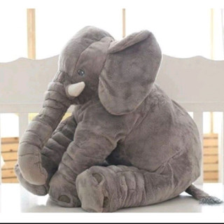 Almofada Elefante de pelúcia 80 cm Bebê