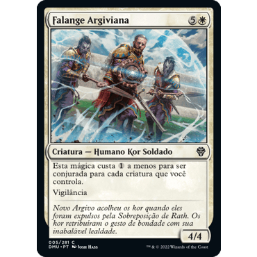 Falange Argiviana - Magic The Gathering