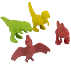 Kit Dinossauros De Brinquedo Com 4 unidades Para Estimular a Imaginação e Criatividade