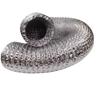 Duto Aluminizado Flexível 150mm 6 Pol Exaustor Coifa 1 metro ou 80cm