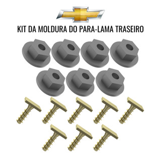 Kit Da Moldura Do Para-Lama Traseiro Chevrolet Classic Corsa Montana Omega S10