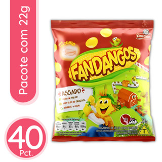Biscoito de Milho Elma Chips: Fandangos Presunto 22g - 40 Unidades