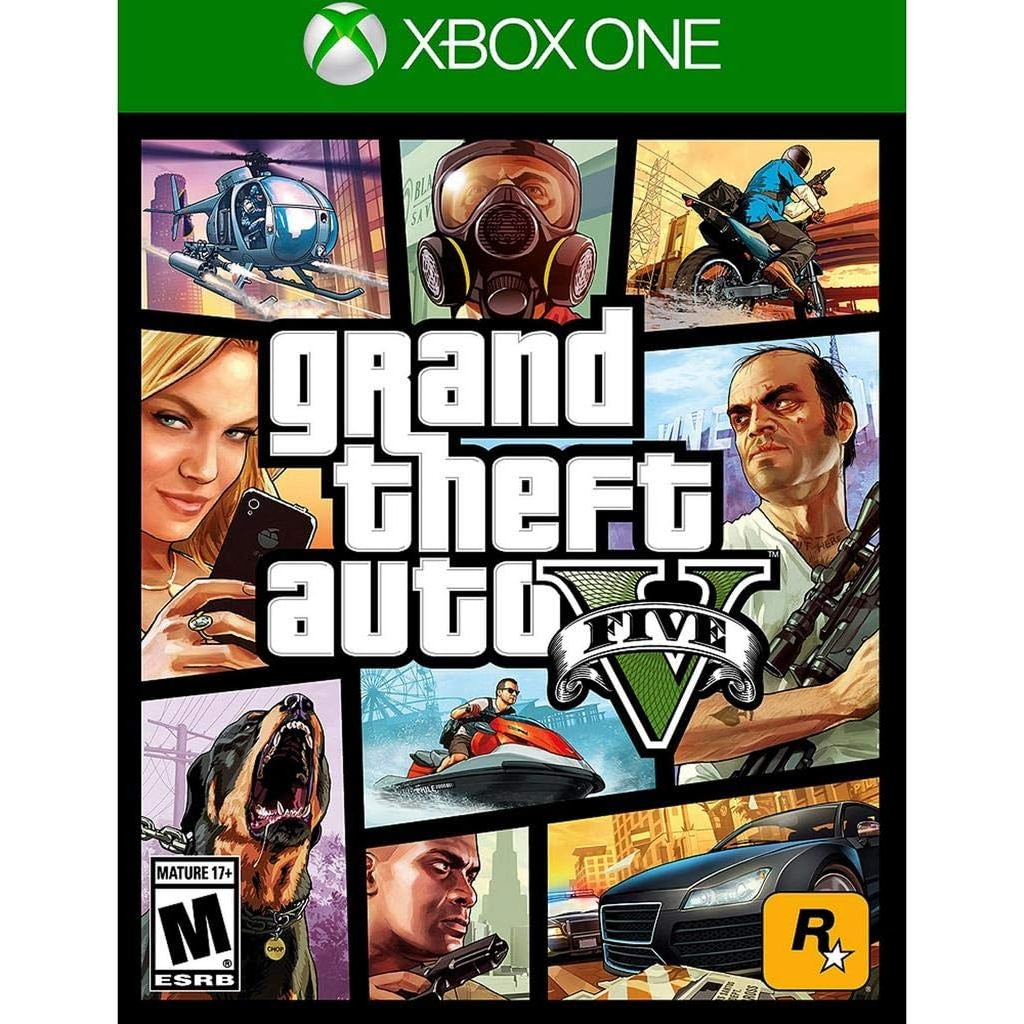GTA V - GRAND THEFT AUTO 5  - XBOX ONE MÍDIA FÍSICA ORIGINAL - X-ONE