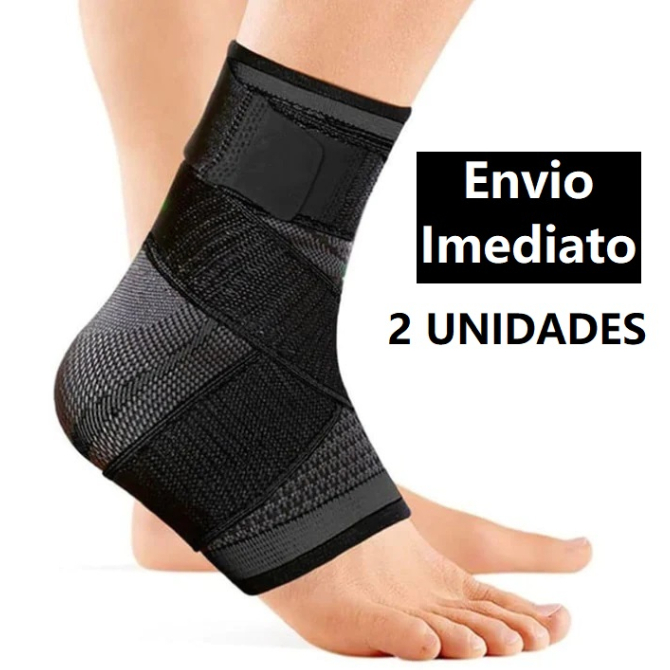 Tornozeleira Ortopedica Compressão Estabilizadora Elastica Esportes Futebol Cross Fit Basket Volei em Oferta na Shopee