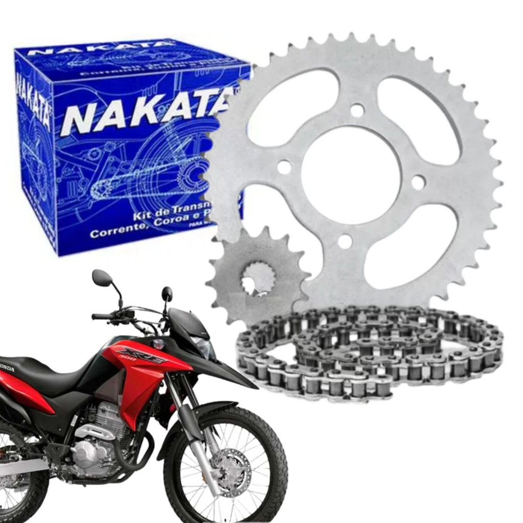 Kit Relacao Transmissao Tração Honda Xre300 Xre 300 2009 à 2016 Original Nakata