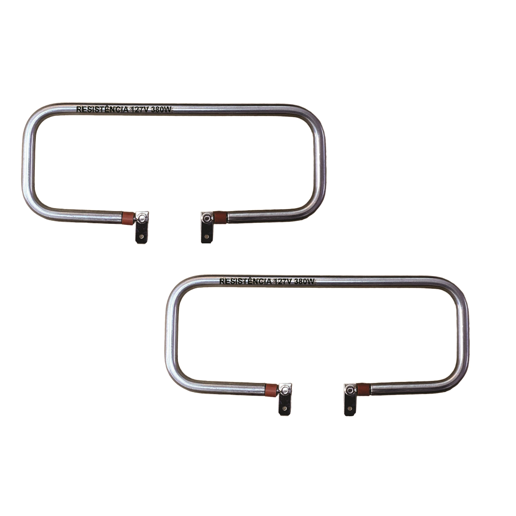 Resistência para Sanduicheira - medindo15,5 X 6 CM - 380w 127V ou 220v -  02 UNIDADES