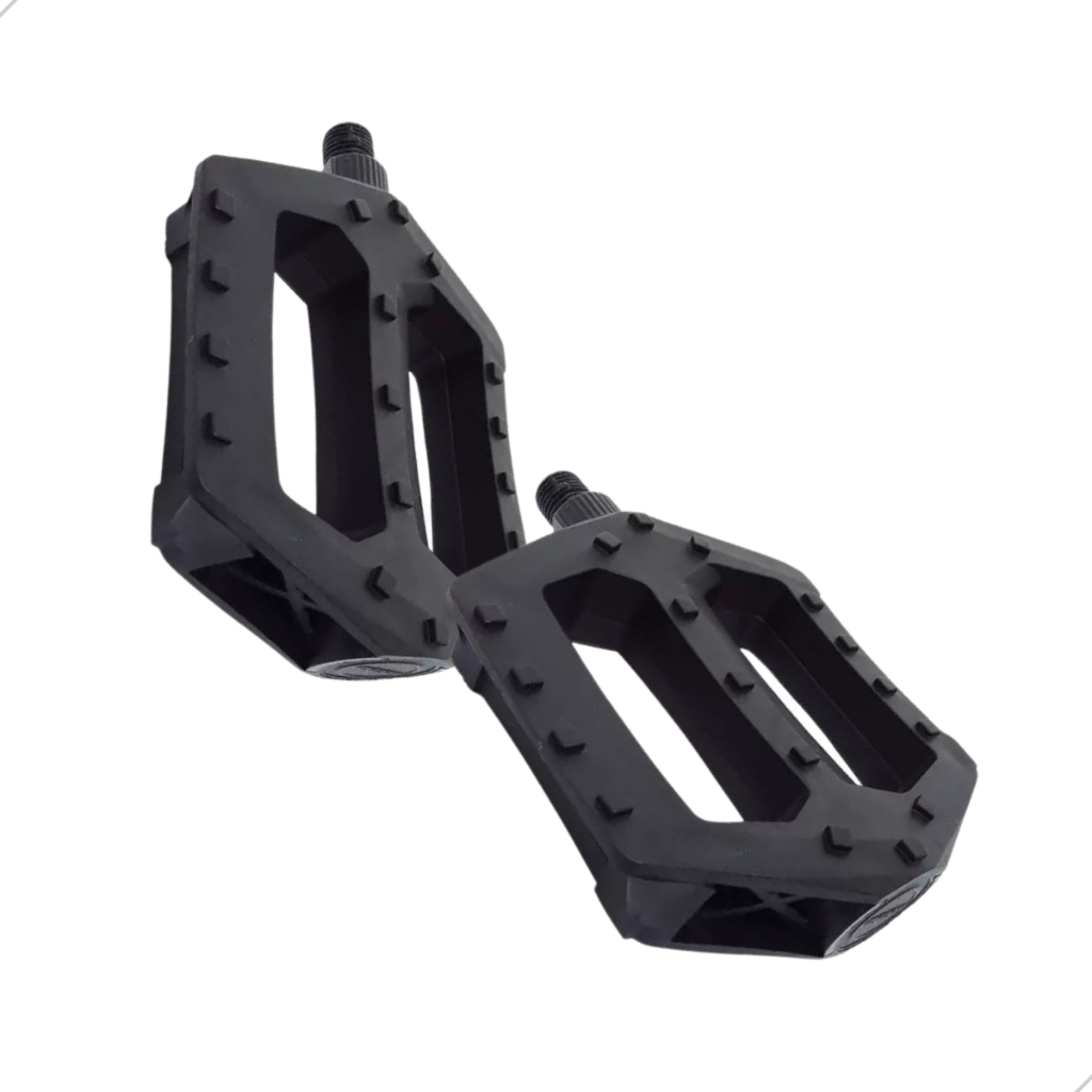 Pedal Plataforma C/ Esfera Rosca Grossa 9/16 Inglesa Naylon Para Bike aro 24 a 29