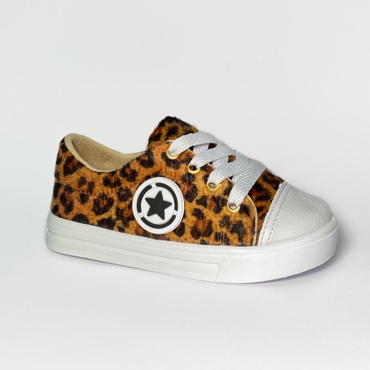 Tenis Infantil Menina Estampa Animal Estrela 20 Ao 34 em Oferta na Shopee