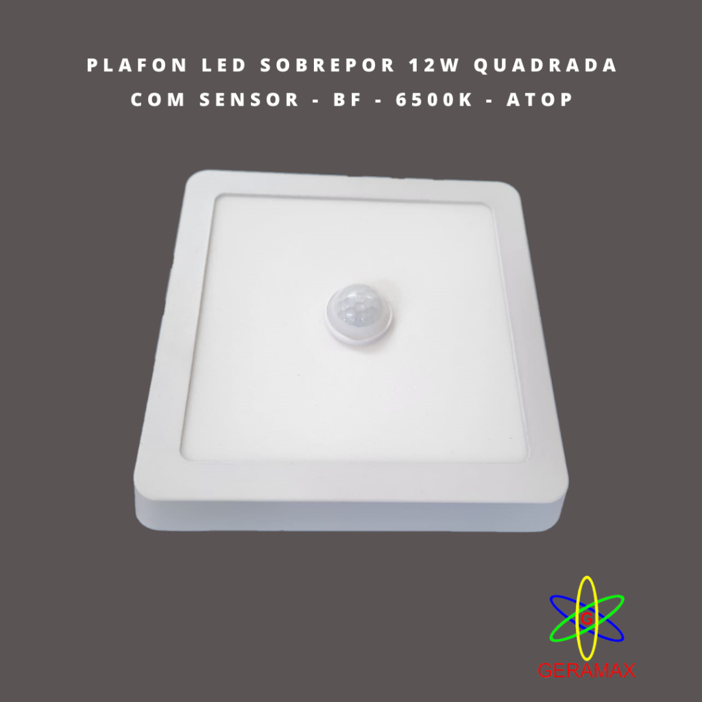 Lâmpada LED 12W com Sensor de Presença Automático Bivolt – Acende Sozinha, Economia de Energia