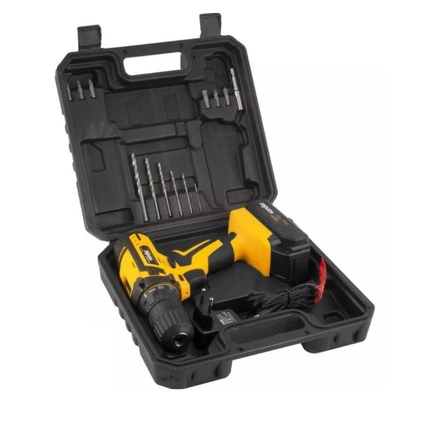 Kit Furadeira Parafusadeira Vonder PFV012I 12v Com Impacto + Acessórios + Trena
