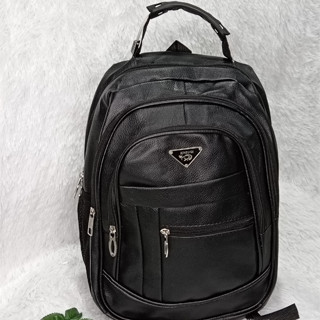 MOCHILA BOLSA MASCULINA RESISTENTE A AGUA COURO SINTETICO MEDIO ESTILO ESCOLA ESCOLAR FACULDADE CURSO