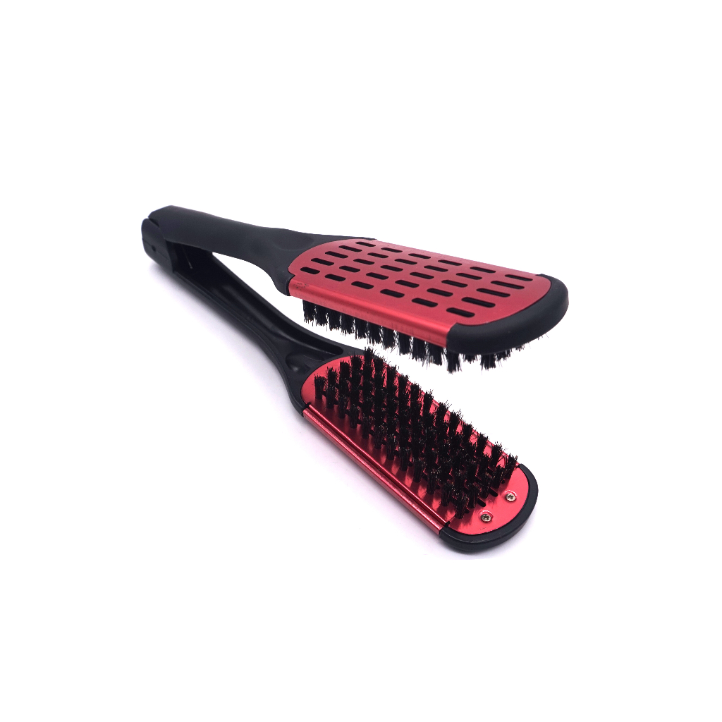 Escova Auxiliar Para Chapinha De Cabelo Progressiva Térmica com Cerdas Mista de Javali