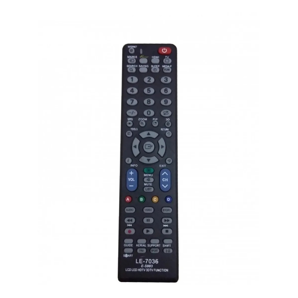Controle Remoto Universal Para Samsung Lcd Led Hdtv BN59-00688A BN59-00685A BN59-00742A BN59-00610A BN59-01026A BN59-00877A Le-7036