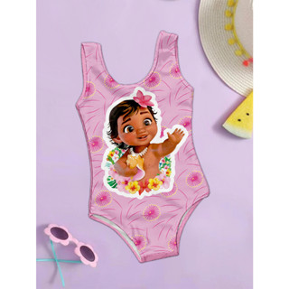 Body Maiô Infantil menina Baby Moana