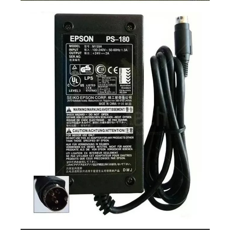 Fonte Alimentação Impressora Epson Ps-180 M159b+cabo