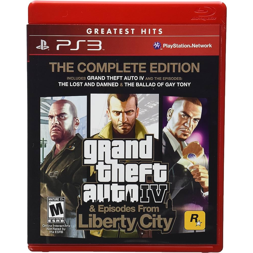 GTA IV EPISODES FROM LIBERTY CITY COMPELTE EDITION  - GRAND THEFT AUTO 4 - EPISODES FROM LIBERTY CITY COMPELTE EDITION PS3 MIDIA FISICA ORIGINAL.