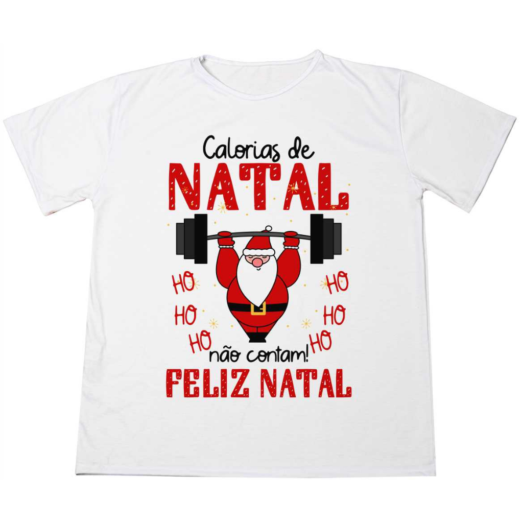 Blusa Camisa Personalizada Natal Camiseta Estampada Adulto Infantil Ótimo Acabamento E Durabilidade Anti-pilling 100% Poliéster PROMOÇÃO