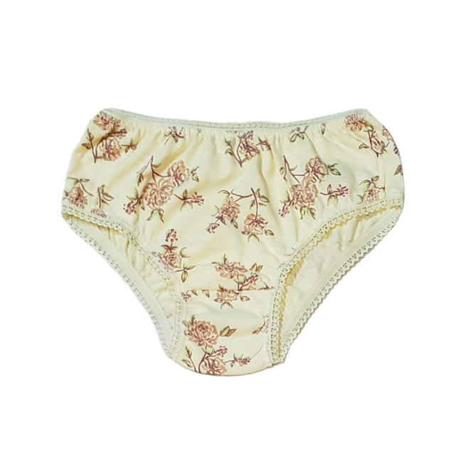 Kit 3 Calcinhas Infantil Menina ( Estampadas - Sortidas )  100% Algodão - Tamanho do PP ao GG (3900)