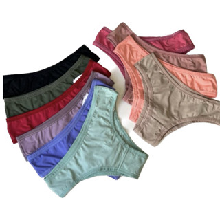 kit 10 Calcinhas Feminina Microfibra Com Algodão Tanga Levanta Bumbum
