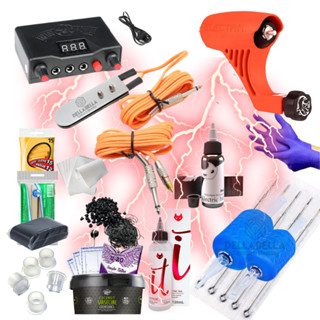 Kit Multicolor Electra Pop Tattoo Tatuagem Com Fonte