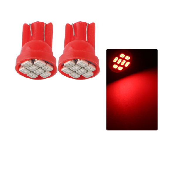 Par Led Vermelho T10 Painel Cg Titan Fan Factor 125 150 160 em Oferta na Shopee