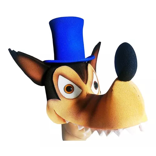 lobo top de linha chapéu em espuma