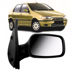 Retrovisor direito Palio e Siena 4 Portas 1996 1997 1998 1999 2000 Sem Controle