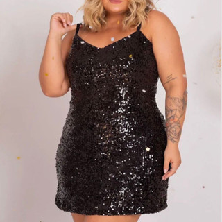 Vestido Paête alcinha