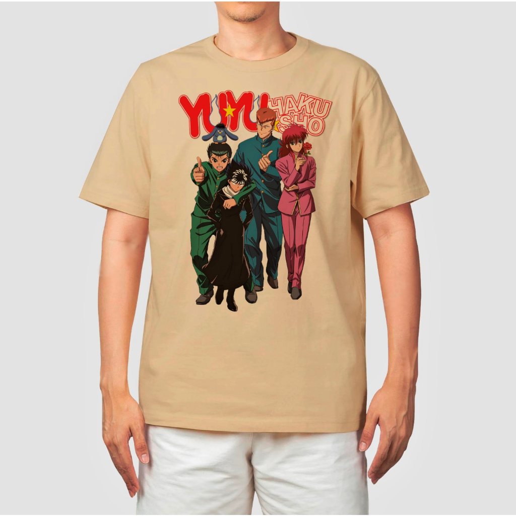 Camiseta camisa Yu Yu Hakusho Time Urameshi Hiei Yusuke Anime Nerd geek filme