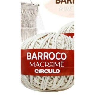 KIT COM 4 UNIDADES MACRAME CIRCULO 24 FIOS -141 METROS (500G)