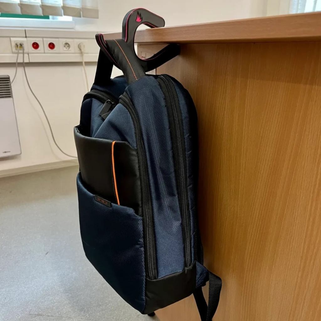 Suporte Mochila Para Escritório Bolsa Sacola Fone Portátil