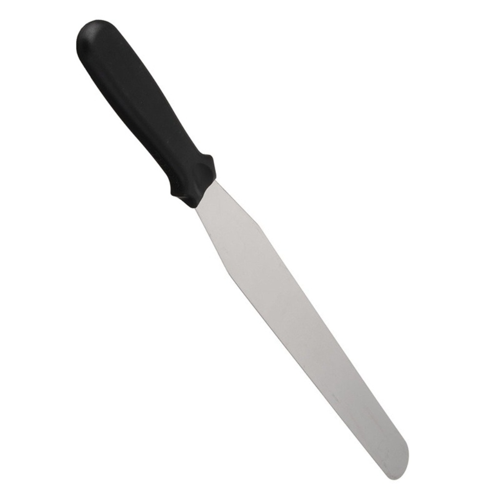 Espátula Raspador de Massa Para Confeitar Confeiteiro Bolo Torta Inox Grande 40CM