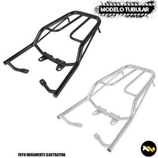 Bagageiro Modelo Tubo Compatível Com Cg Start Fan 125 Titan 150 2014 e Fan cg start 160 2016 Fan 125 2017 Pro Tork