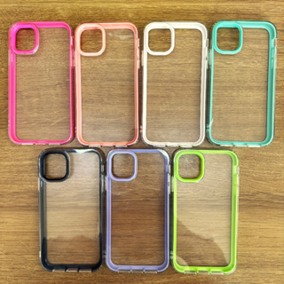 Capa Case Transparente 3em1 IPHONE 16/16 plus/16 pro/16 pro max/11/13/15/15 plus/15 pro/15 pro max Capinha Anti-impacto em Oferta na Shopee
