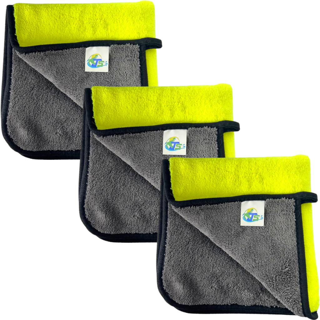 3 Toalha Macia Microfibra Automotivo Pano 600gsm 40x40cm - Spare Parts and Accessories for Vehicles