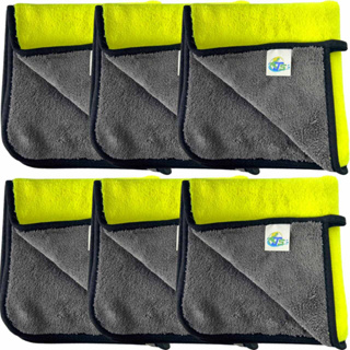 6 Toalha Macia Microfibra Automotivo Pano 600gsm 40x40cm em Oferta na Shopee