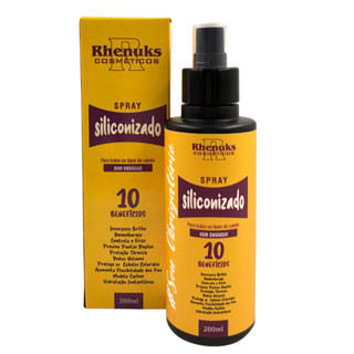 Protetor Térmico Rhenuks Spray Siliconado Siliconado Previne Pontas Duplas Anti frizz 200 ml