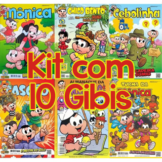 Kit 5/10/20 Gibis Turma Da Mônica Novos - Sem Repetição em Oferta na Shopee