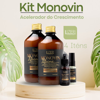 Kit Monovin pro A Crescimento Capilar Acelerado Antiqueda Original Envio Imediato